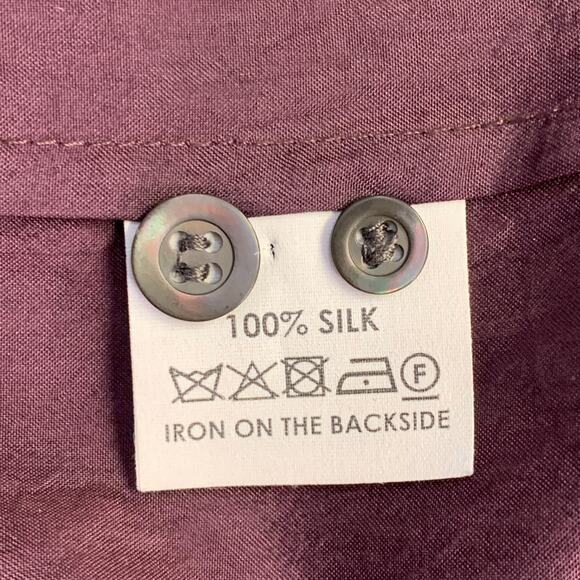 DRIES VAN NOTEN Size 10 Purple Silk Beaded A-Line Tunic Dress - Picture 7 of 7